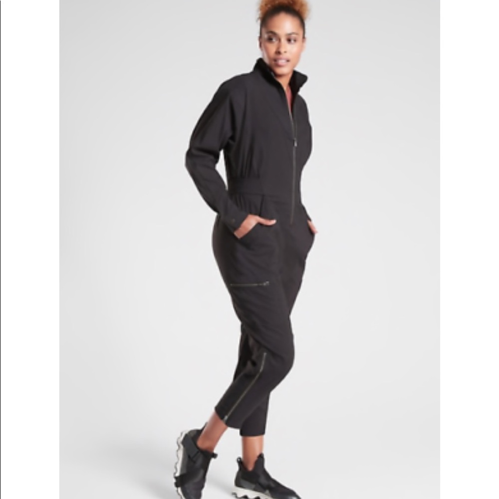 Black Athleta Lenox Jumpsuit